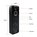 Carregue a imagem no visualizador da Galeria, 1080P System  7 Inch Tuya Video intercom Wireless WiFi password Door Home Video Doorbell With RFID Unlock Motion Detection  Amaijoin
