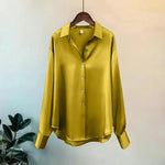 Carregue a imagem no visualizador da Galeria, Summer Shirts And Blouses Woman Casual Top Autumn Winter Korean Long Sleeve Button Elegance Sweet Casual Office Lady New Shirts  Amaijoin
