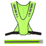 Load image into Gallery viewer, Reflective Vest and Handband Night High Visibility Reflective Warning Strap for Outdoor Motorcycle Sports Safety Work Security  Amaijoin
