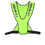 Load image into Gallery viewer, Reflective Vest and Handband Night High Visibility Reflective Warning Strap for Outdoor Motorcycle Sports Safety Work Security  Amaijoin
