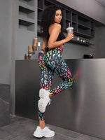 Carregue a imagem no visualizador da Galeria, New 3D Print Tie Dye Sports Pants Women Seamless  Leggings High Waist Fitness Push Up Leggings Gym Clothing Workout Tights  Amaijoin
