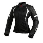 Carregue a imagem no visualizador da Galeria, Motowolf Motorcycle Women Rider Riding Jacket Four Seasons Breathable Mesh Riding Suit Anti Drop Builtin With CE Protector  Amaijoin
