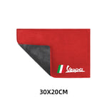 Carregue a imagem no visualizador da Galeria, Motorcycle Wash Towel Microfiber Suede Cleaning Rag Cloth For Vespa Piaggio GTS GTV LX 60 125 250 300 PX 200 GTS300 Primavera  Amaijoin
