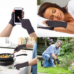 Carregue a imagem no visualizador da Galeria, Relieve Hand Discomfort with 1pair Fingerless Compression Gloves  Amaijoin
