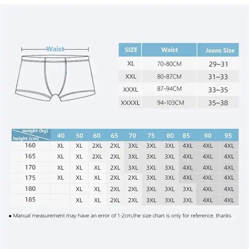 8Pcs/Lot Men's Sexy Underwear Boxer Shorts Milk Silk Soft Comfortable Fabric Fashion Print Breathable Antibacterial Men's Shorts  Amaijoin