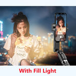 Carregue a imagem no visualizador da Galeria, 360 Rotation Following Shooting Mode Gimbal Stabilizer Selfie Stick Tripod Gimbal For iPhone Phone Smartphone Live Photography  Amaijoin
