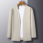 Carregue a imagem no visualizador da Galeria, New Men&#39;s Long Sleeved Cardigan Jacket Casual Fashion Top  Amaijoin
