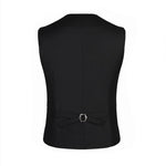 Carregue a imagem no visualizador da Galeria, Dress Vests For Men Slim Fit Mens Suit Vest Male Waistcoat Gilet Homme Casual Sleeveless Formal Business Jacket Plus Size M-6XL  Amaijoin
