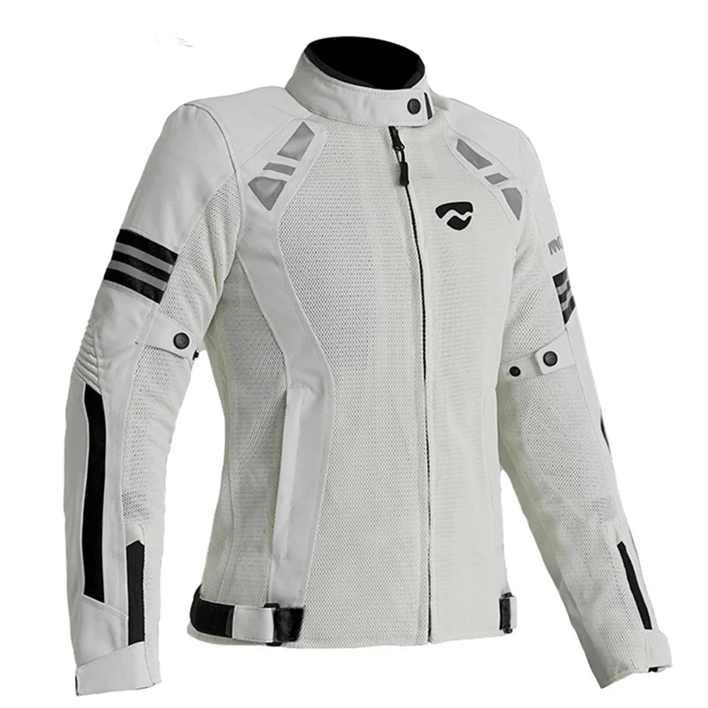 Motorcycle Jacket Women Four Seasons Motorcycle Racing Jacket CE Certification Protection Riding Clothing Removable Lining  Amaijoin