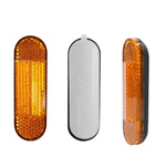 Carregue a imagem no visualizador da Galeria, 72x23mm Oblong Amber Reflectors Self-Adhesive ATV Motorcycle Quad-Biking RVs Caravan Auto Trucks Side Mark Rear/Tail/Signal Part  Amaijoin
