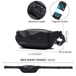 Carregue a imagem no visualizador da Galeria, Waterproof Chest Bag, Solid Men&#39;s Crossbody Bag, Daily Phone Shoulder Bag, Travel Sports Sling Bag, Trend Men Fanny Pack  Amaijoin
