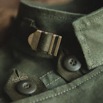 Carregue a imagem no visualizador da Galeria, Maden Army Green Retro bomber Jackets Misplaced Oblique Buckle Swedish Motorcycle Men&#39;s AMEKAJI Cotton Autumn Winter Coat  Amaijoin
