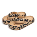 Carregue a imagem no visualizador da Galeria, Summer Women Comfort Flip-Flop Leopard Soft Thick-Soled Cloud Slippers Travel Vacation Beach Shoes New Women Sandals  Amaijoin
