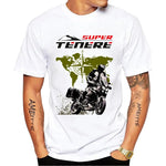 Carregue a imagem no visualizador da Galeria, Super Tenere XTZ 750 1994 Old Classic Riding Tshirts Summer Men Short Sleeve Motorcycle Rider T-Shirt Hip Hop Boy Casual Tees  Amaijoin
