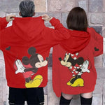 Carregue a imagem no visualizador da Galeria, Couple Outfit Disney Hoodies Minnie Mouse Women&#39;s Casual Sweatshirt Couple Hoodie Men&#39;s Women Clothing Mickey Y2k Print Top  Amaijoin
