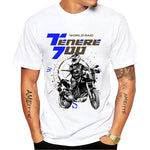 Carregue a imagem no visualizador da Galeria, Super Tenere XTZ 750 1994 Old Classic Riding Tshirts Summer Men Short Sleeve Motorcycle Rider T-Shirt Hip Hop Boy Casual Tees  Amaijoin
