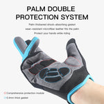 Carregue a imagem no visualizador da Galeria, Autumn Winter Outdoor Bike Cycling Gloves Full Finger Touchscreen Anti-slip Shock Wear Hiking Running Motorcycle Gloves Men  Amaijoin
