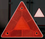 Carregue a imagem no visualizador da Galeria, 2/1Pcs Triangle Warning Reflective Strips Vehicle Stop Warning Sign Red Safety Reflector for Trailer RV Board Truck Plate Light  Amaijoin
