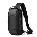 Carregue a imagem no visualizador da Galeria, 2023 Men&#39;s Chest Bag Waterproof Crossbody Bag Multifunction Anti-theft Travel Bags Shoulder Bag Male USB Charging Pouch for Man  Amaijoin
