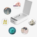 Carregue a imagem no visualizador da Galeria, Disinfection Box UV 10w Multifunctional Mobile Phone Wireless Charger Disinfection Box Fully Sealed White Cleaning Box  Amaijoin
