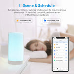 Carregue a imagem no visualizador da Galeria, Meross HomeKit Smart Table Lamp RGBWW LED Wi-Fi Night Lamp 6W Touch Sensor Dimmable Bedside Light Support Alexa Google Assistant  Amaijoin
