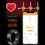 Carregue a imagem no visualizador da Galeria, New Multifunctional Health Smart Ring Heart Rate Temperature Sleep Body Temperature Monitoring Smart Finger Ring for Android Ios  Amaijoin
