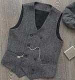 Carregue a imagem no visualizador da Galeria, Colete Tweed Tuxedo  Amaijoin
