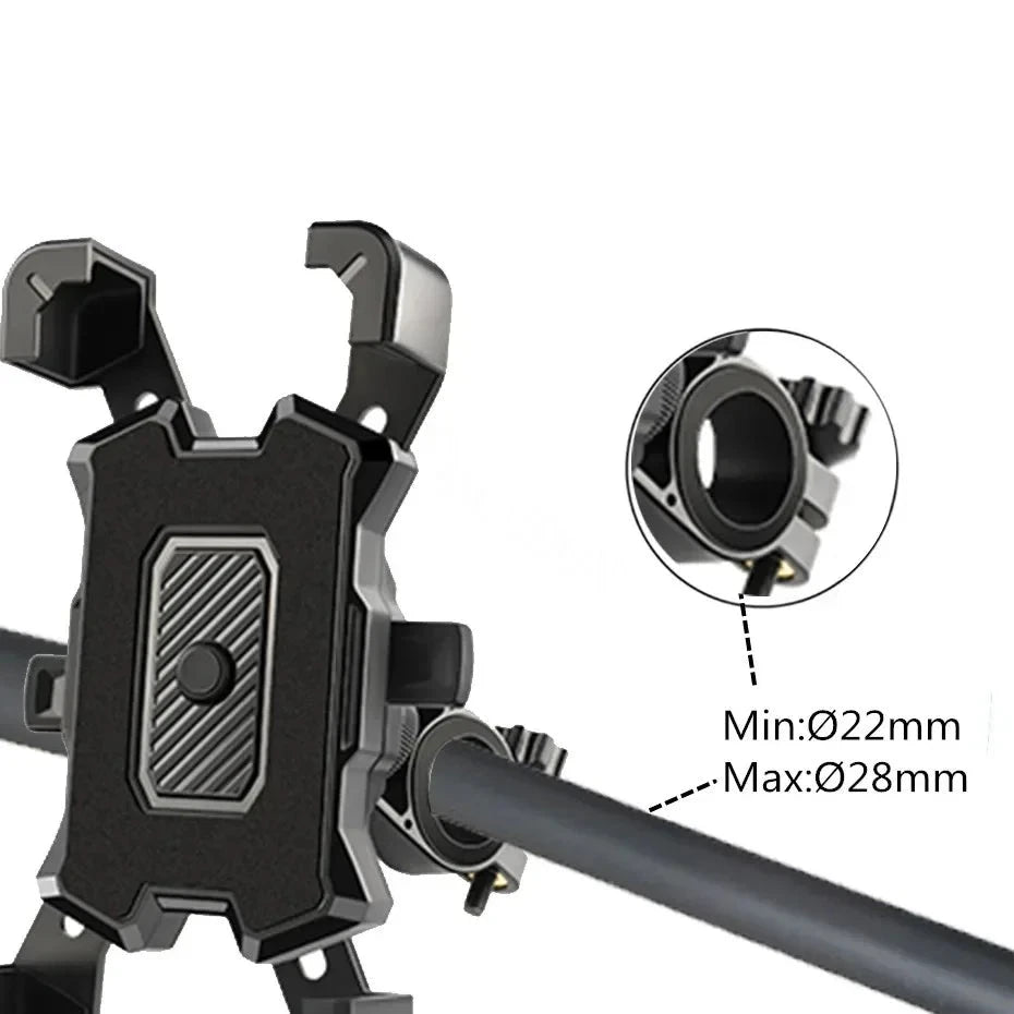 Bike Phone Holder Bicycle Mobile Cellphone Holder Easy Open Motorcycle Support Mount For iPhone Samsung Xiaomi Stand  Amaijoin