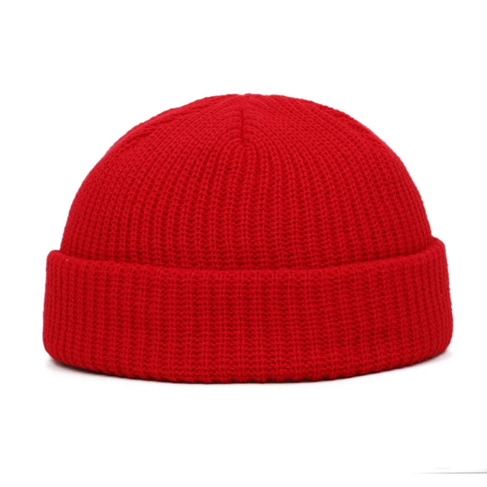 Winter Warm Beanies Casual Short Thread Hip Hop Hat Adult Men  Female Wool Knitted Skull Cap Elastic  Unisex  Amaijoin