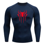 Carregue a imagem no visualizador da Galeria, Sun Protection Sports Second Skin Running T-shirt Men&#39;s Fitness Rashgarda MMA Long Sleeves Compression Shirt Workout Clothing  Amaijoin
