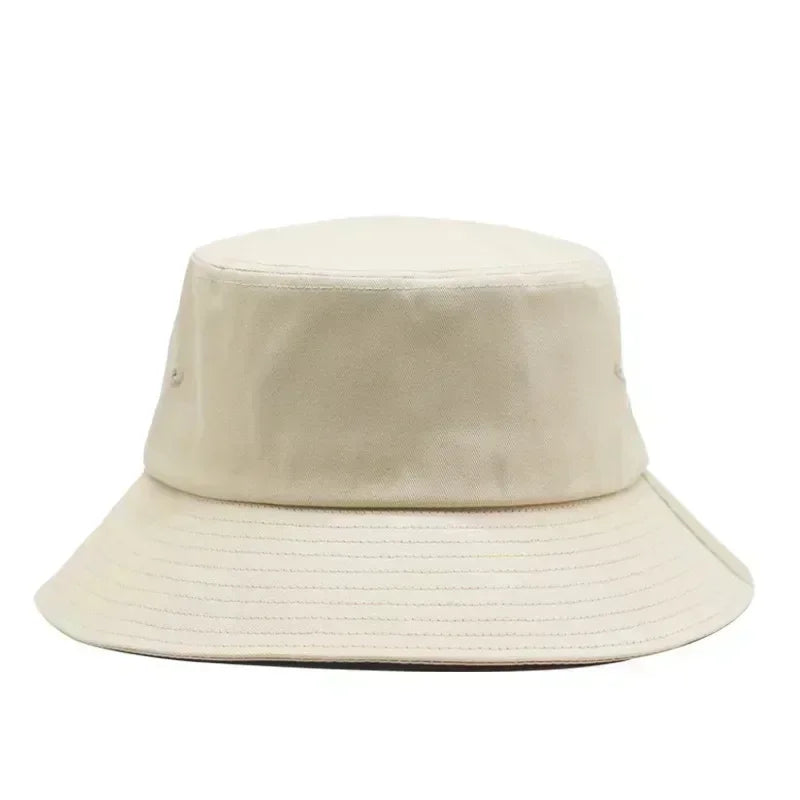 Big Head Man Large Size Bucket Hats Boy 60-63cm Plus Size Summer Fisherman Cap Women‘s 54-57cm Pure Cotton Panama UPF50+ Sun Hat  Amaijoin