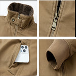 Carregue a imagem no visualizador da Galeria, 2023 New Men Winter Fleece Minimalist Lapel Jacket Men Autumm Casual Fashion Windproof Warm Outdoors Jacket Male Plus Size 5XL  Amaijoin
