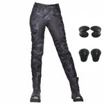 Carregue a imagem no visualizador da Galeria, Camo Dual Spring Summer Riding Collection Women Moto Pants Classic Denim Motorcycle Female Pants Motocicleta Elastic Fit Jeans  Amaijoin
