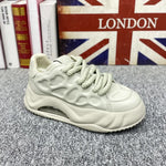 Load image into Gallery viewer, Chunky Sneaker Men Designer Air Cushion Board Shoes Fashion Casual Split Leather Breathable Height Increased Flat Platform Shoes  Amaijoin
