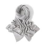 Carregue a imagem no visualizador da Galeria, KOIJINSKY New 100% Cashmere180*45 180*40 Women&#39;s Knitted Scarf Autumn Soft Solid Scarf Winter Warm Solid Men&#39;s Scarf  Amaijoin
