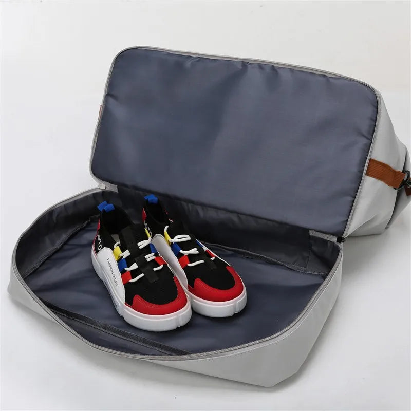 Travel Bag Male Female Large-Capacity Hand Luggage Dry-Wet Separation Sports Fitness Bag Short-Distance Travel Package  Amaijoin