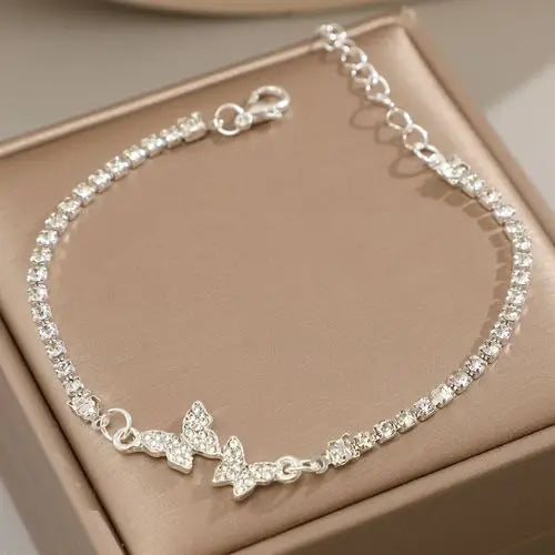 High Quality 925 Sterling Silver Fashion Multiple Styles Bracelet Chain For Women Fashion Wedding Party Beautiful Jewelry Gift  Amaijoin