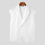 Load image into Gallery viewer, INCERUN Tops 2023 Korean Style Handsome Men Suits Vests Casual Streetwear Male Solid All-match Simple Sleeveless Waistcoat S-5XL  Amaijoin
