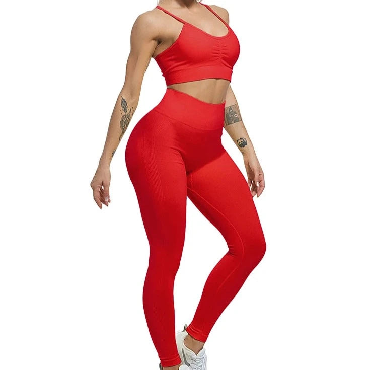 Women Leggings Bubble Butt Fitness Legging Slim High Waist Leggins Mujer Seamless Fitness Legging  Amaijoin