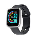 Carregue a imagem no visualizador da Galeria, Multifunctional Smart Watch Men Women Bluetooth Connected Phone Music Fitness Sports Bracelet Sleep Monitor Y68 Smartwatch D20  Amaijoin
