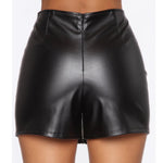 Carregue a imagem no visualizador da Galeria, Skirt PU Short Women Clothing Y2k Mini Skirt Leather Summer Sexy Black Dresses Solid Color Party Outfits Slim Fit Clothes  Amaijoin
