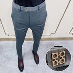 Carregue a imagem no visualizador da Galeria, Men Suit Pants Dress Pantalone Hombre Stretch Slim Formal Trousers Calça Masculina Solid Color Casual Pants Fashion Men Clothing  Amaijoin
