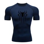 Carregue a imagem no visualizador da Galeria, New Compression Shirt Men Fitness Gym Super Hero Sport Running T-Shirt Rashgard Tops Tee Quick Dry Short Sleeve T-Shirt For Men  Amaijoin
