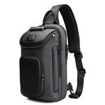 Carregue a imagem no visualizador da Galeria, Brand Large Capacity Men Oxford Waterproof Multifunction Shoulder Bag Crossbody Bag Messenger Chest Sling Travel Pack for Male  Amaijoin
