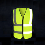 Carregue a imagem no visualizador da Galeria, Reflective Vest Working Clothes High Visibility Day Night Warning Safety Vest Traffic Construction Safety Clothing  Amaijoin
