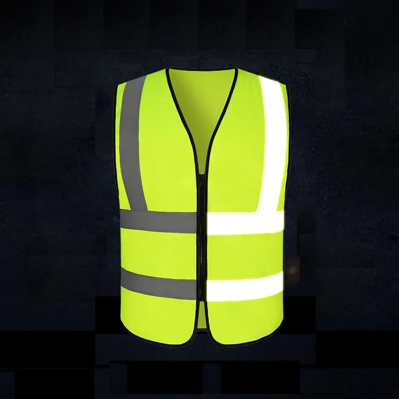 Reflective Vest Working Clothes High Visibility Day Night Warning Safety Vest Traffic Construction Safety Clothing  Amaijoin