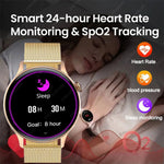 Carregue a imagem no visualizador da Galeria, 2024 Smartwatch Women 466*466 AMOLED 1.43&quot; HD Screen Always Display Time Bluetooth Call IP67 Waterproof Sports Smart Watch Men  Amaijoin
