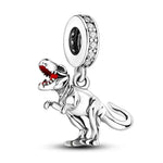 Load image into Gallery viewer, Charms Plata De Ley 925 Evil Blue Eyes Silver Sun Star Elk Dinosaur Flower Charm of Original Fits Women Anniversary DIY Jewelry  Amaijoin
