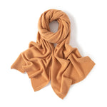 Carregue a imagem no visualizador da Galeria, KOIJINSKY New 100% Cashmere180*45 180*40 Women&#39;s Knitted Scarf Autumn Soft Solid Scarf Winter Warm Solid Men&#39;s Scarf  Amaijoin
