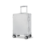 Carregue a imagem no visualizador da Galeria, Smooth 100% Aluminum Suitcase Spinner Carry-on Cabin Trolley Case 100 Aluminium Luggage  Amaijoin
